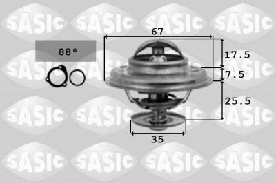 Sasic 9000335 термостат, охлаждающая жидкость на VW LT 28-46 II фургон (2DA, 2DD, 2DH)