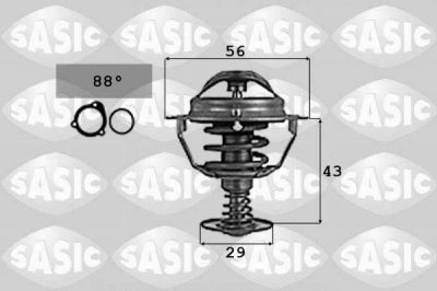 Sasic 9000724 термостат, охлаждающая жидкость на MITSUBISHI CARISMA (DA_)