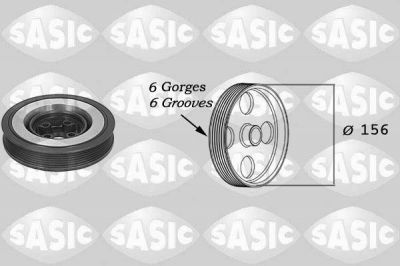 Sasic 9001802 ременный шкив, коленчатый вал на SEAT IBIZA II (6K1)