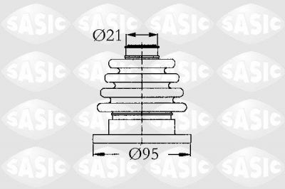 Sasic 9004603 комплект пылника, приводной вал на AUDI 80 Avant (8C, B4)