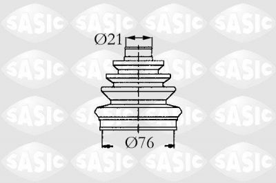 Sasic 9004629 комплект пылника, приводной вал на FIAT TEMPRA S.W. (159)