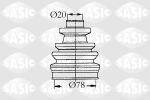 Sasic 9004637 комплект пылника, приводной вал на FORD SCORPIO I (GAE, GGE)