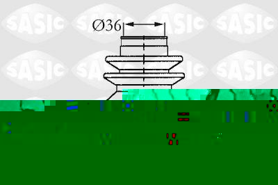 Sasic 9004669 комплект пылника, приводной вал на NISSAN SUNNY II Hatchback (N13)