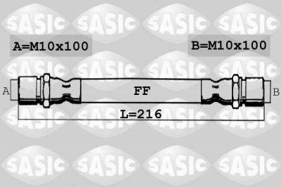 Sasic SBH0135 тормозной шланг на FIAT UNO (146A/E)