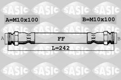 Sasic SBH6292 тормозной шланг на FIAT MAREA Weekend (185)
