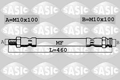 Sasic SBH6306 тормозной шланг на FIAT UNO (146A/E)