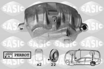 Sasic SCA6582 тормозной суппорт на MERCEDES-BENZ SPRINTER 2-t фургон (901, 902)