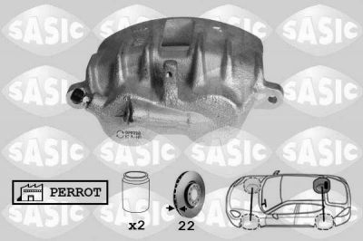Sasic SCA6583 тормозной суппорт на MERCEDES-BENZ SPRINTER 2-t фургон (901, 902)