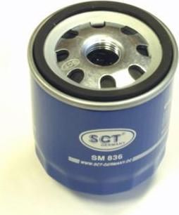 SCT GERMANY SM 836 масляный фильтр на SKODA ROOMSTER Praktik (5J)