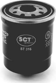 SCT GERMANY ST 316 топливный фильтр на HYUNDAI ACCENT II седан (LC)