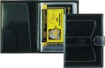 SHERIFF BS8-P4 Бумажник водителя стандартный 145х105х13мм натуральная кожа черный