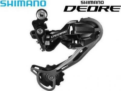 Перек-ль задний Shimano Deore, M592, SGS, 9ск., черн, shadow