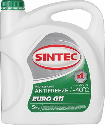 Sintec 990554 Антифриз Sintec Euro G11 зеленый 5кг