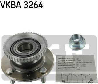 SKF VKBA 3264 комплект подшипника ступицы колеса на HYUNDAI SONATA II (Y-2)
