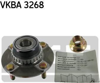 SKF VKBA 3268 комплект подшипника ступицы колеса на HYUNDAI ACCENT I (X-3)
