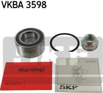 SKF VKBA 3598 комплект подшипника ступицы колеса на FIAT STILO (192)