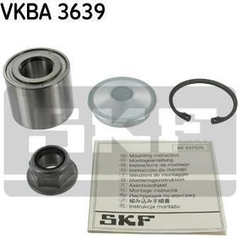 SKF VKBA 3639 комплект подшипника ступицы колеса на RENAULT MEGANE II седан (LM0/1_)