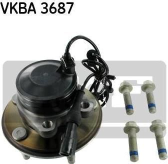 SKF VKBA 3687 комплект подшипника ступицы колеса на JAGUAR S-TYPE (CCX)
