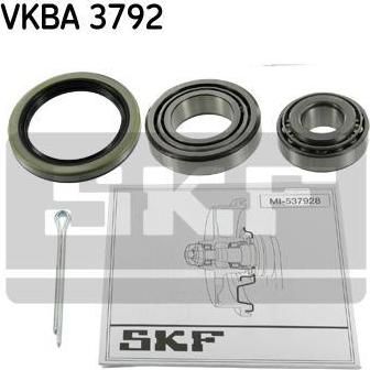 SKF VKBA 3792 комплект подшипника ступицы колеса на HYUNDAI PONY