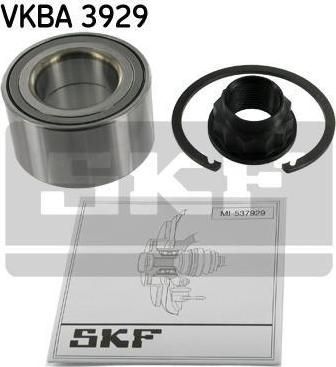 SKF VKBA 3929 комплект подшипника ступицы колеса на TOYOTA YARIS (SCP1_, NLP1_, NCP1_)