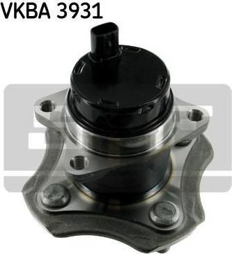 SKF VKBA 3931 комплект подшипника ступицы колеса на TOYOTA YARIS (SCP1_, NLP1_, NCP1_)