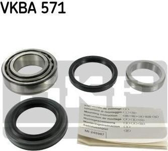 SKF VKBA 571 комплект подшипника ступицы колеса на VOLVO 240 Kombi (P245)