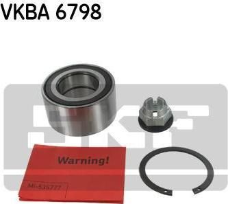 SKF VKBA 6798 комплект подшипника ступицы колеса на RENAULT CAPTUR