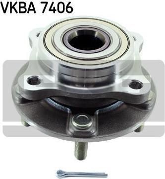 SKF VKBA 7406 комплект подшипника ступицы колеса на MITSUBISHI LANCER VI (CJ-CP_)