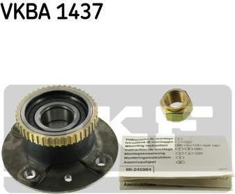 SKF vkba1437 Подшипник зад. VOLVO 440K(445)/460L(464)/480E,3472719 88-96 (R6515)
