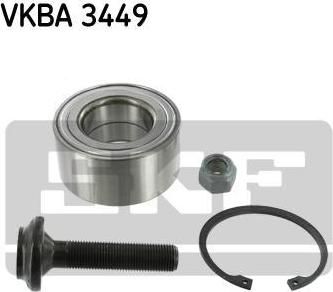 SKF VKBA3449 Подшипник перед.Sharan(7M8,7M9)/Alhambra(7V8,7V9)/Galaxy(VX,VY),7M0498625 (1497386)