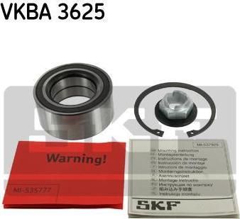 SKF VKBA3625 Подшипник ступицы FORD Mondeo III 2,0 16V TDCi/TDDi/DI/2,0TDCI 00- пер. (1225764)