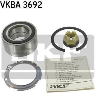 SKF VKBA3692 Подшипник ступицы RENAULT KANGOO/MEGANE/SCENIC передний