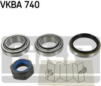 SKF VKBA740 Подшипник перед.P10011/Sierra-<93,5008716 (5008716)