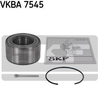 SKF VKBA7545 Подшипник ступицы колеса переднего, комплект HYUNDAI i20 (5172029400)