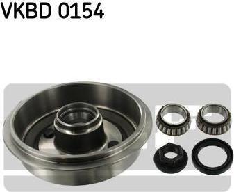 SKF VKBD 0154 тормозной барабан на FORD ESCORT VII седан (GAL, AFL)