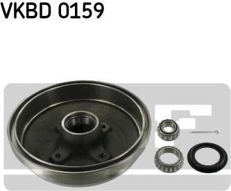 SKF VKBD 0159 тормозной барабан на OPEL CORSA B (73_, 78_, 79_)