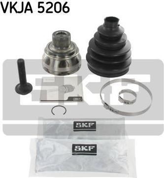 SKF VKJA 5206 шарнирный комплект, приводной вал на AUDI A4 Allroad (8KH, B8)