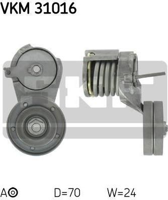 SKF VKM 31016 Ролик натяжной AD VW (032145299A)