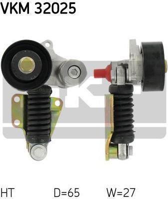 SKF VKM 32025 натяжной ролик, поликлиновой ремень на ALFA ROMEO 156 (932)