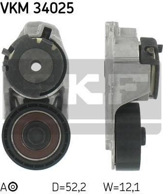 SKF VKM 34025 натяжной ролик, поликлиновой ремень на FORD MONDEO III седан (B4Y)
