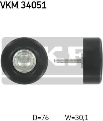 SKF VKM 34051 Ролик ремня генератора FORD Mondeo (1374385)