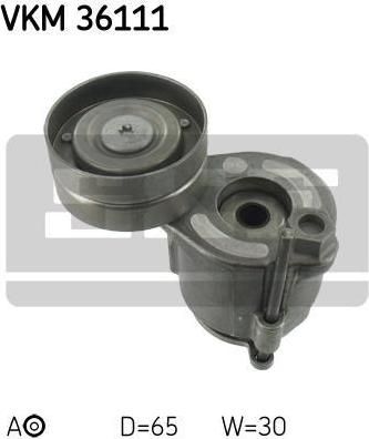 SKF VKM 36111 натяжной ролик, поликлиновой ремень на RENAULT MEGANE III Наклонная задняя часть (BZ0_)