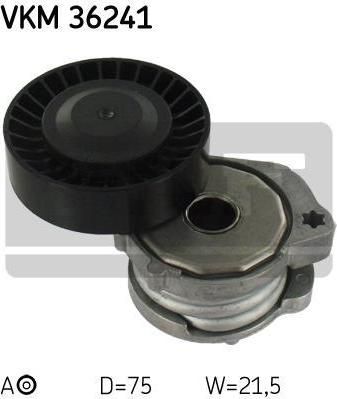 SKF VKM 36241 натяжной ролик, поликлиновой ремень на VOLVO S80 II (AS)