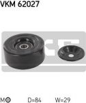 SKF VKM 62027 натяжной ролик, поликлиновой ремень на NISSAN NAVARA (D40)