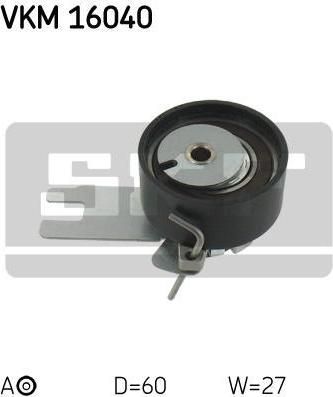 SKF VKM16040 Ролик ремня ГРМ VOLVO S40/S60/S80/FORD MONDEO IV натяжной (1388493)