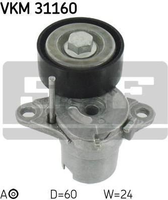 SKF VKM31160 Натяжитель ремня приводного VAG 1,8/2,0 TFSI 08-