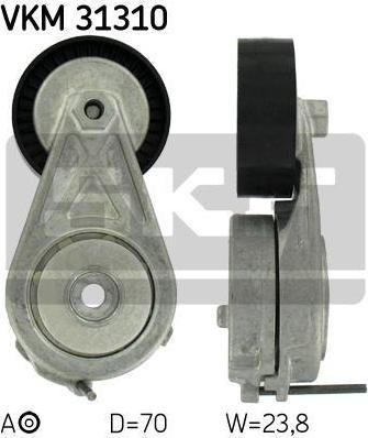 SKF VKM31310 Натяжитель приводного поликлинового ремня AUDI A4 (8K2) / A4 Avant (8K5), A5 (06H 903 133 F)