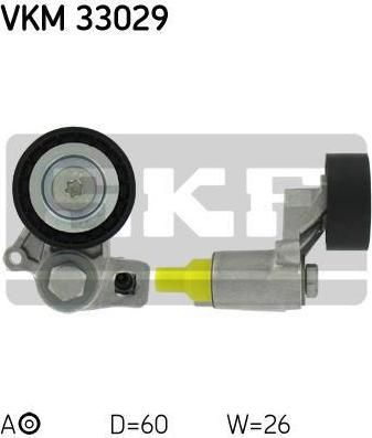 SKF VKM33029 Натяжной ролик поликлинового ремня