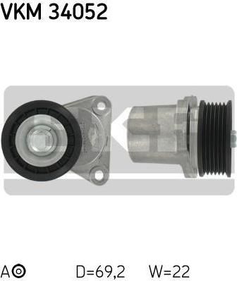 SKF VKM34052 Натяжитель приводного ремня (1371224)