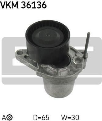 SKF VKM36136 Ролик приводного ремня RENAULT MEGANE III 1.6dCi 11>